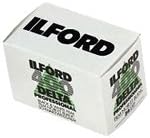 Ilford Черно-бяла 1748192 филм Delta Pro Бързо от фин покритие, ISO 400, 35 мм, 36 експозиции (2 опаковки)