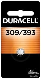 Бутон на батерия Duracell – 309/393 от азотен сребро 1,5 –устойчива батерия (в опаковка от 36 броя)