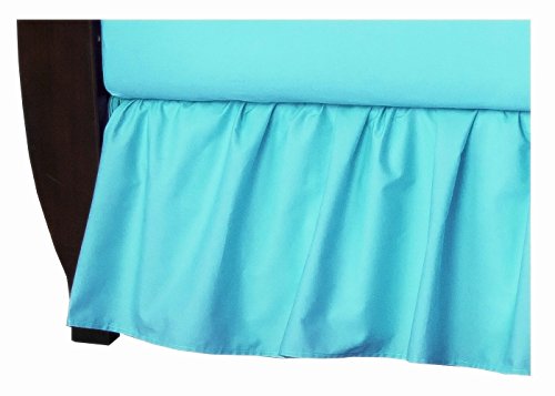 TL Care Пола за легла от Естествен памук от Перкаля цвят на морските Вълни, Меки Дишащи, за момчета и Момичета