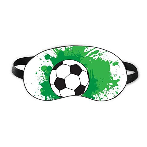 Футбол-Спорт Вашия Текстов Екран За сън Мека Нощна Превръзка На очите Сянка на Кутията