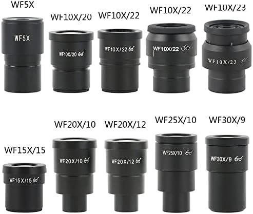 Аксесоари за микроскоп, за Възрастни и Деца, Една двойка WF10X, WF15X, WF20X, WF25X, WF30X, Окуляр за Стереомикроскопа, Широк