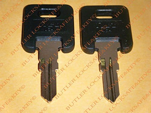Ремарке за дом на колела FIC RV 2 ключа, издълбани за заключване на / Номер на ключ от CF326 до CF351 - 2 Работни ключ за играчка автоприцепа