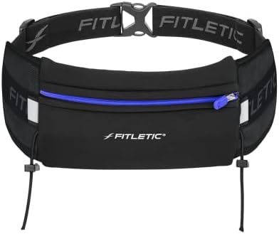 Спортен колан Fitletic | Патентован дизайн, без да скача за Ironman, триатлон, маратон, писти, 5 км, 10 км, издръжливост, колоездене