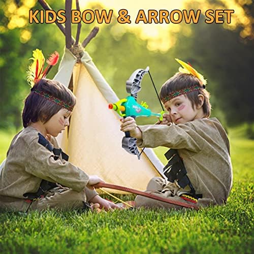 Детски комплект Лък и стрели NWESTUN - Подарък за момичета и момчета 3, 4, 5, 6, 7, 8-12 години Играчки за момчета, от 5 години