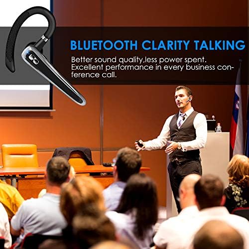 Bluetooth Слушалка V5.0, Bluetooth-Слушалка в режим на разговор CVC8.0, Безжични Слушалки с Шумопотискане, микрофон с микрофон