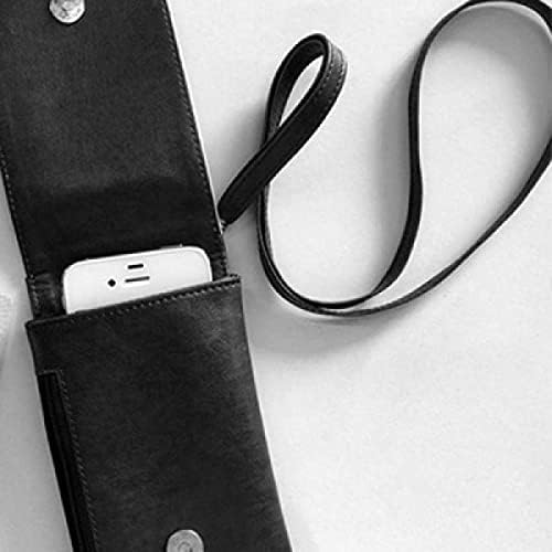 Черно Обичам Те Персонализирани Жест Телефон В Чантата Си Портфейл Окачен Мобилен Калъф Черен Джоба