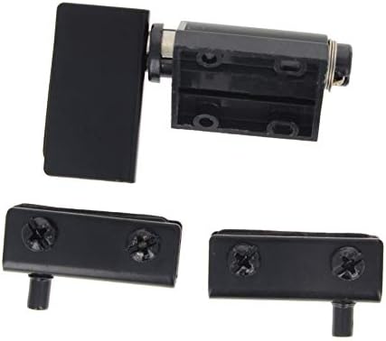 Стъклени Врати Магнитни Ключалки MroMax от Полипропилен Черен на Цвят, с клипс, 1 бр.