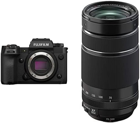 Беззеркальная фотоапарат Fujifilm X-H2 + обектив Fujinon XF70-300mmF4-5.6 LM OIS WR - Черен