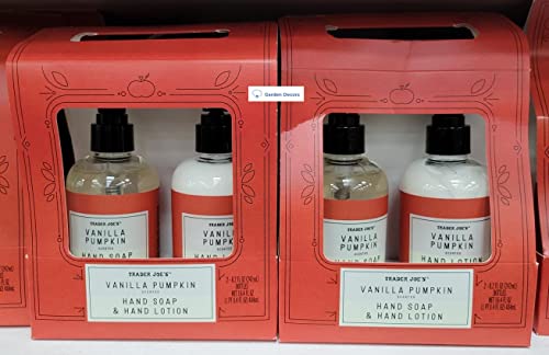 Търговец на Joe'Limit s Edition Сапун за ръце с аромат на ванилия и тиква и лосион за ръце 16,4 течни унции 484 мл (две опаковки)