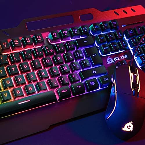 Безжична клавиатура на BOJIDAR Светкавица, новост 2022 г., САЩ + Метална рамка и стабилни клавиши + Ръчна клавиатура за PC, PS4 PS5