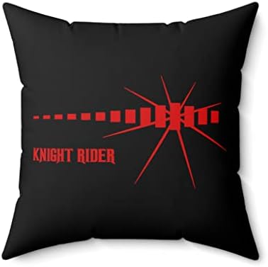 Квадратна възглавница от полиестерна министерството на отбраната.1 Knight Rider Kitt Industries Foundation Television Series Майкъл Найт