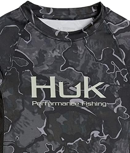 Камуфляжная риза с дълъг ръкав HUK Kids 'Pursuit Performance Shirt