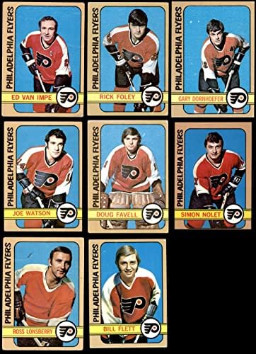 1972-73 Топпс Филаделфия Флайърс Близо до командния сет Филаделфия Флайърс (сет) GD+ Flyers