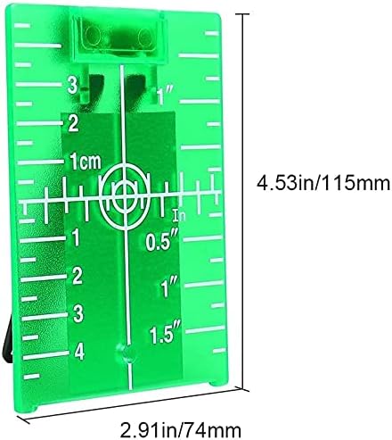 Отразяваща Цел, Магнитна Лазерна мишена Canada (Мишена със стойка за зеления лазер), 4 x 3 инча