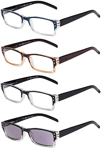 Eyekepper Спестете 10% на 5 опаковки класически очила за четене за мъже и 4 опаковки двухцветных ридеров +3,00