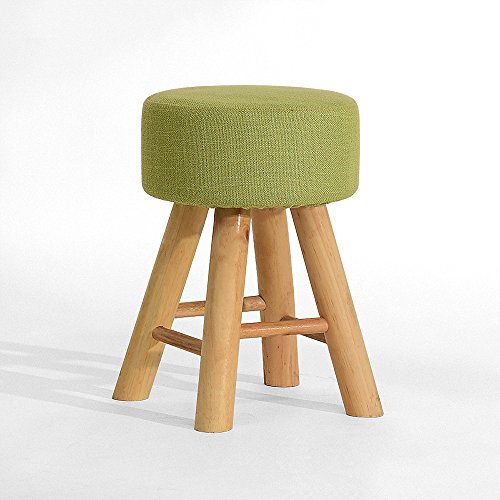 Креативна скамеечка за крака от масивно дърво LJHA ertongcanyi /Модерен/Текстилен Нисък стол/Табуретка за преобличане (4 цвята