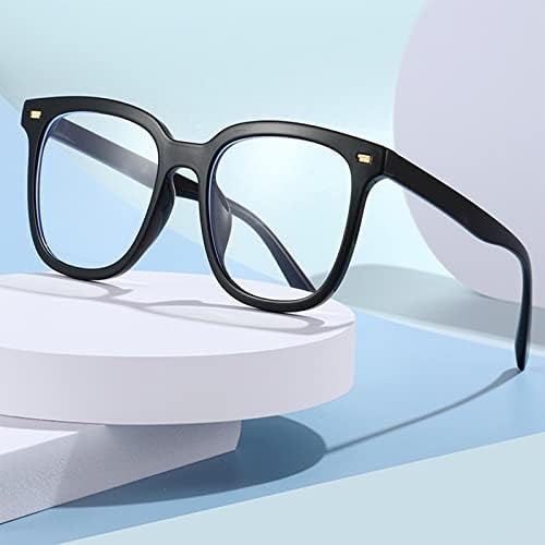 Очила GOLEDU със защита от синя светлина, мъжки и дамски модни очила в рамки, ретро квадратни плоски лещи, очила за компютърни
