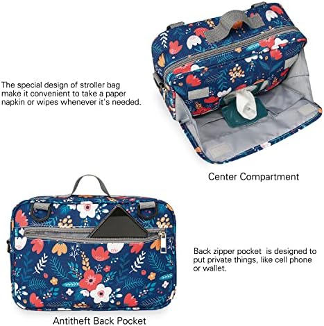 Чанта за бебешки Памперси - Чанта-тоут за памперси, Чанта за детска количка, Кошница за съхранение на памперси, Кърпички и играчки