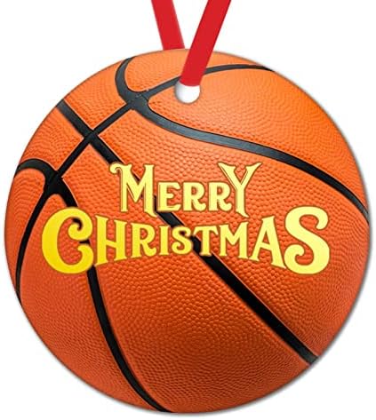 Баскетболен Отбор Подарък-Коледна Елха Висящи Украшения Спортен Играч Подарък-Коледна Украса Подарък Баскетбол През Цялата Керамичен