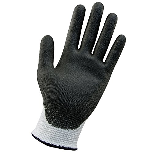 Ръкавици KLEENGUARD G60, устойчиви на гумата икономична класа 3 (42545), черно-бели, големи (9)