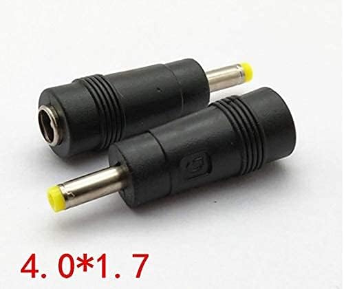 BLLNDX 10 бр. захранващ Адаптер за постоянен ток 5,5x2,1mm с Клъстер Конектор до 4,0x1,7 мм Plug Електрически Контакт за