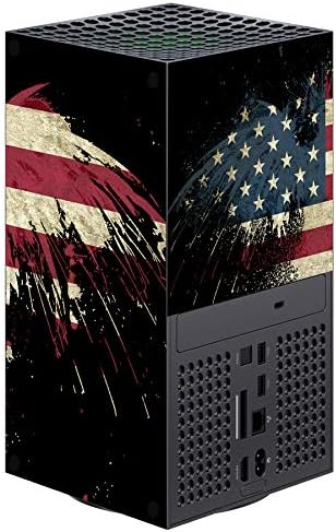 PlayVital американския Флаг на Звезди и Ленти Потребителски Винил Скинове за Xbox Series X, Амбалажна Стикер, Стикер за конзола