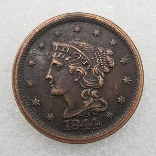 1844 Liberty Morgan Възпоменателна Монета е Точно Копие на американската Щастлив Стари Монети От Необращенного Никел American Morgan
