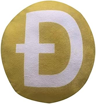 Възглавници Dogecoin - Кръгла Плюшен крипто-възглавница с пълнеж от BlockCraft.Магазин за Плюшени възглавници Doge