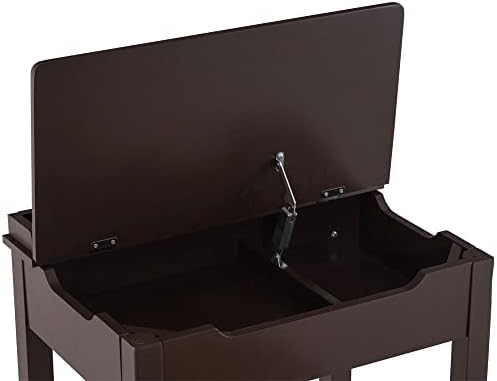 Работна маса и стол SDFGH 59 X 40,5 X 59 см, 2 комплекта чекмеджета, 1 Маса, 1 стол в кафяво (цветът на: A)