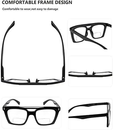 Eyekepper 4-pack Бифокални Очила за Жени с Малки лещи за четене с две фокусными разстояния + 1,5
