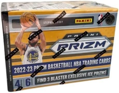 НОВА Кутия за баскетболни картички Панини PRIZM 2022-2023, Запечатанная една фабрика, с 3 ледяными награди В кутия - Плюс Оригинална