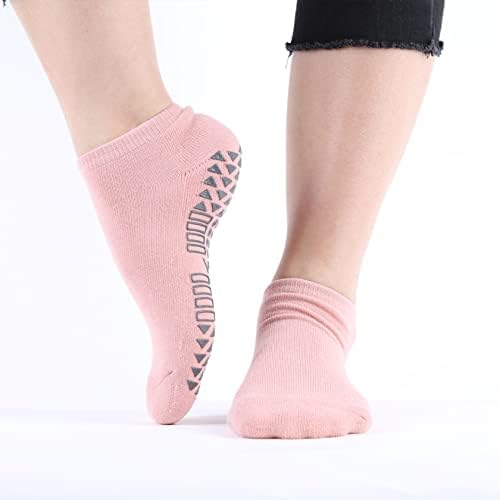 Дамски чорапи за йога OrrinSports с Нескользящим Изземване, Чорапи за Йога, Пилатес, 2 Чифта