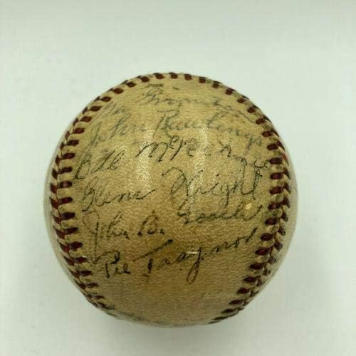 1925 Отбор на Шампионите от Световна серия Питсбърг Пайрэтс подписа договор с JSA по бейзбол - Бейзболни топки с автографи