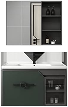 Плочи от Алуминиева Сплав за баня LIUYUNQI с Комбинирана Мивка за Баня, Мебели за Баня (Цвят: D, размер: 80 см)