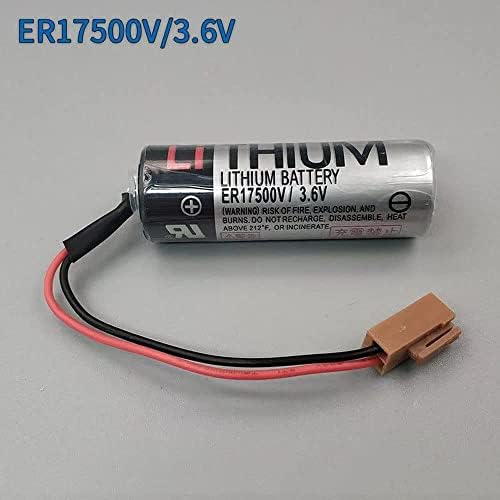 (10 бр) Неперезаряжаемые литиеви Батерии ER17500V/3,6 НА 2700 ма с ЦПУ, Резервна Батерия с кафява вилица