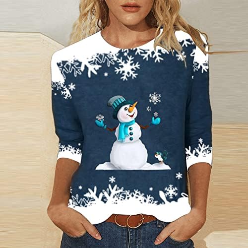Коледна Hoody за жени Yes I ' m Me Cold 24:7, Пуловер с Снежинками, Женски Случайни Пуловер с Дълъг ръкав, Потници