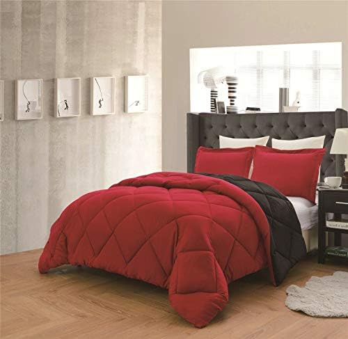 Заден комплект завивки Empire Home Fashi от 7 теми + Алтернативен комплект кърпи - по 2 цвята за всеки (California King, червено