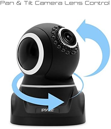 Безжична IP камера за сигурност Pyle за помещения - 1 мегапикселова HD 720p Домашна Wi-Fi, гледане на деца Дистанционно видеомонитор