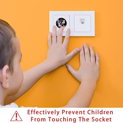 Капачки за контакти LAIYUHUA За защита от деца (на 12 и 24 опаковки), Устойчива защита на електрически щепсел | Пластмасови капачки за контакти