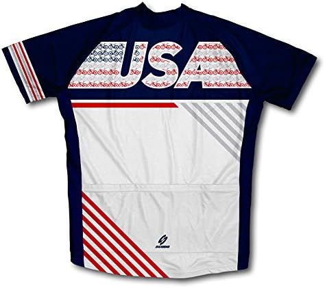 Велосипедна Фланелка с Къс Ръкав ScudoPro USA Bike Flag за Младежта