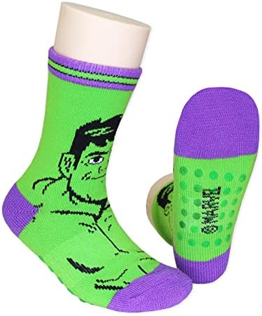 Marvel Super Hero Приключения на Човека-Паяк За момчета 6 опаковки Чорапи с Захватами (Детски)