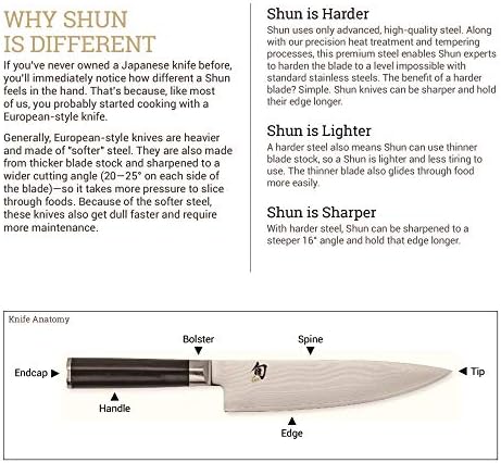 Стартер за кухненски ножове Шун Premier, Комплект от 3 теми, TDMS0300, Сребрист