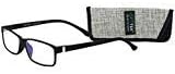 Очила SAV, мъжки компютърни очила Optitek 2103, черни очила за четене