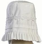 Бели Памучни рокли за Кръщенета момичета с Капором в пълен Комплект - Рокля за Кръщаване на Бебе или Има Момичета