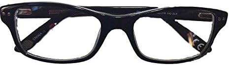Коринн Маккормак Ривингтон, черна рамки за очила с демонстрационными лещи, твърд калъф и кърпичка