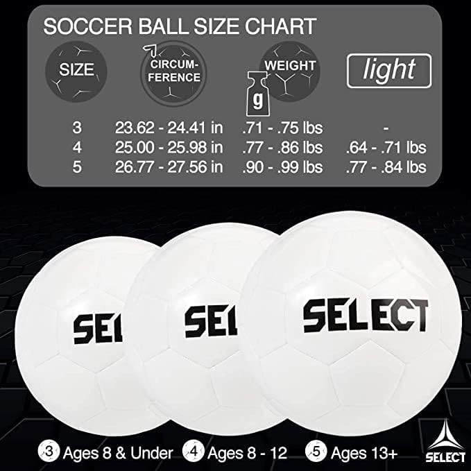 Футболна топка Select Numero 10 Match Turf, 8 комплекти с чанта за игра на топка и помпа, Бяла V23, Размер 5