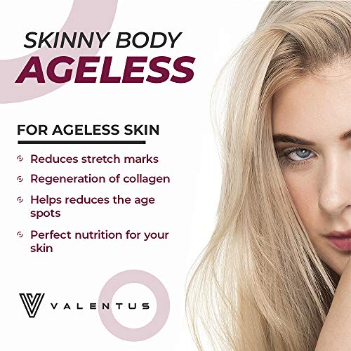 Серум против стареене Valentus Skinny Body AGELESS – Идеалната храна за вашата кожа, помага за намаляване на появата на старчески петна,