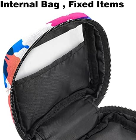 Чанта за съхранение на Хигиенни Кърпички, Чанта за Менструална Купата на фона на Пеперуди, Преносими Чанти За съхранение на Подложки