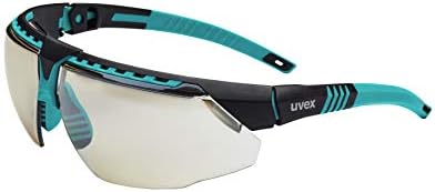 Защитни очила UVEX by Honeywell Avatar в синя рамка с прозрачни лещи и твърдо покритие против надраскване (S2870)