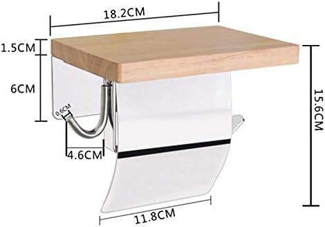 ZHENGGUIFANG Здрава кутия за салфетки за баня от неръждаема Стомана 304, стойка за ролка тоалетна хартия, за творчество, Водоустойчива